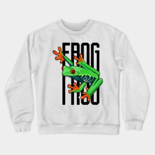 frog stylish Crewneck Sweatshirt